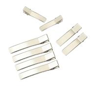 60pcs Silver Alloy DIY Hair Clips Simple Duck Clips for Bangs | Easy-open Design, Holds Hair Tightly with No Dents or Damage, Light-weight Choice for Washing Face and Home DIY