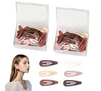 60PCS Snap Colorful Matte Non Slip Hair Clips With Case - Children & Student Small Hair Accessories For Lady Women & Little Girls
