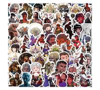 60PCS Stickers for Baldur's Gate,Game Stickers,Teens Boys and Girls Sticker Pack Vinyl Skateboard Guitar Door Laptop Luggage Car Bike Water Bottle Birthday Party Supplies