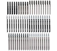 60pcs T Shank Jigsaw Blades Set, Assorted Jig Saw Blade Set Made with HCS/HSS for Wood Plastic and Metal Cutting, Fits Most Jig Saw Models
