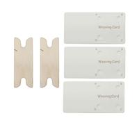 60Pcs Tablet Weaving Card Sewing Accessories for Loom Or Loom Paper Loom Cards