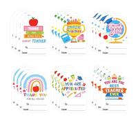 60Pcs Thank You Teacher Gift Stickers,Cute Teacher Stickers Self-Adhesive Teachers Day Gifts Name Tags for Classroom Gifts Envelope Seal Card Boxes Gift Wrap Apple Treats and School Events