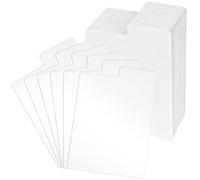 60Pcs Trading Card Dividers: White Plastic Organizers with Separators