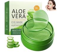 60Pcs Under Eye Patches, Aloe Vera Gel Eye Mask Skin Care, Hyaluronic Acid Collagen Eye Gel Pads for Puffy Eyes Dark Circles Eye Bags, Anti Wrinkle, Hydrating,Skincare,for Men and Women