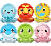 60Pcs Under the Sea Party Paper Plates for Ocean Birthday Party Decorations 7In Sea Animal Theme Dessert Plates Disposable Tableware Set for Underwater Baby Shower Ocean life Birthday Parties Supplies