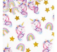 60pcs Unicorn Confetti - Rainbow Star Party Decorations for Girls' Unicorn Theme Birthday Party Favors