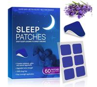 60Pcs Upgraded Herbal Soothing Patches - Natural Extracts to Relieve Stress and Travel Discomfort, Calming Soothing Repair (Blue)