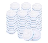 60pcs Upgraded Toilet Brush Wand Disposable Cleaning Heads Compatible Refills