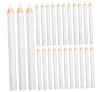60pcs White Wood Wax Pencil for Rhinestones and Sequins Nail Art