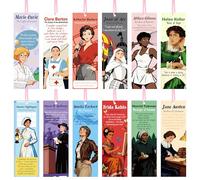 60Pcs Women's History Month Bookmarks Double-Sided Women Empower Reading Page Marker with Ribbons International Female Rights Feminism Freedom Stationery Gifts for Women Book Lovers Office Supplies