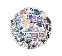 60pcs Wuthering Waves Sticker Write Your own Decoration Luggage Water Cup Waterproof Sticker