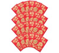 60pcs Year of Goat Red Money Envelopes, Gold Foil Paper | Mixed Style, Secure Closure, Discreet Cash Gifts for Family Gatherings and Festive Events, Vibrant Printing Random Style