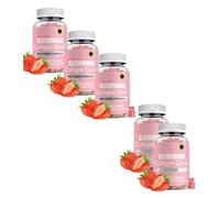 60PcsGlutathione Collagen Glow Gummies, Glutathione Collagen Gummies for Women, Glutathione Glow for Dark Spot, Korean Dark Spot (5-PCS)