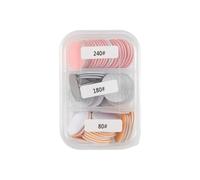 60Pieces Stainless Steel Foot File Set Colorful Exfoliatings Pads Gentle On Skin Effortless Dead Skin Removal for Daily Quick Changing Foot Files