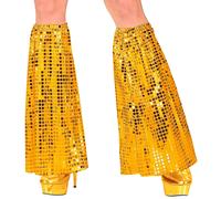 60s 70s 80s Sequinned Sequin Legwarmers Flares Pop Disco Fancy Dress Costume