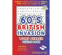 60s British Invasion Word Search Puzzle Book: Easy-to-Read Word Searches About the British Bands that Conquered America in the Sixties | 6x9 Inches, ... Gift for Music Lovers and Rock History Fans