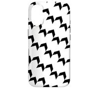 60s Houndstooth White Black Scandinavian Vintage Pattern Case for iPhone 17