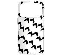 60s Houndstooth White Black Scandinavian Vintage Pattern Case for iPhone 17 Pro