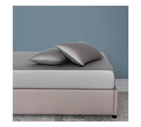 60S Lenzing Tencel Ice Silk Fitted Sheet Only Silky Sateen Weave Cooling Summer Soft Breathable Mattress Cover 25cm 30cm Deep Pocket Twin Queen King 1 Piece