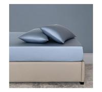 60S Lenzing Tencel Ice Silk Fitted Sheet Only Silky Sateen Weave Cooling Summer Soft Breathable Mattress Cover 25cm 30cm Deep Pocket Twin Queen King 1 Piece