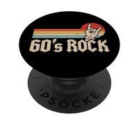 60s Rock Vintage 1960s Band Music PopSockets Adhesive PopGrip