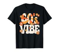 60s Vibe 60s Costume Groovy Peace Hippie 60's Theme Party T-Shirt