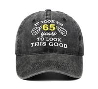 60th 65th 70th 75th 80th Birthday Gifts for Men Dad - Happy Funny Birthday Ideas Decorations Presents Baseball Cap Hat