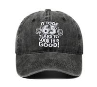 60th 65th 70th 75th 80th Birthday Gifts for Men Dad - Happy Funny Birthday Ideas Decorations Presents Baseball Cap Hat