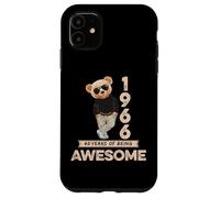 60th Birthday 60 Years Teddy Bear Being Awesome Sixty Case for iPhone 11