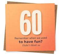 60th Birthday Card for Her, Funny Design