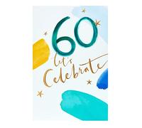 60th Birthday Card - Lets Celebrate 60 Birthday Card - Happy 60th Birthday Card