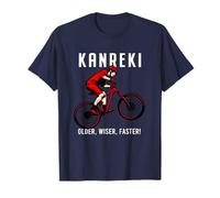 60th Birthday Celebration Bicycle Mountain Bike Road Bike Father Men Women 60 Years Older, Wiser, Faster T-Shirt