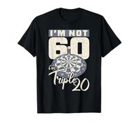 60th Birthday Dart Player 60 Years Darts T-Shirt
