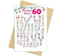 60th Birthday Decorations Card for 60 Years Old Women or Men. Party Decor Supply Ideas for Him or Her. Road to 60 Print Born in 1965 Table Decor Poster. Back In 1965 Huge Mailing Cards & Envelope