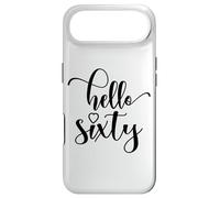 60th Birthday, For Women, Hello Sixty, 60 Years Old Cute Case for iPhone Air