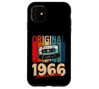 60th Birthday Gift Man Woman 1966 Vintage Cassette 60 Deco Case for iPhone 11