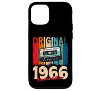 60th Birthday Gift Man Woman 1966 Vintage Cassette 60 Deco Case for iPhone 12/12 Pro