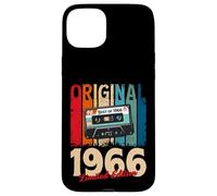 60th Birthday Gift Man Woman 1966 Vintage Cassette 60 Deco Case for iPhone 15 Plus