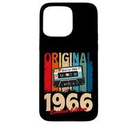 60th Birthday Gift Man Woman 1966 Vintage Cassette 60 Deco Case for iPhone 15 Pro Max