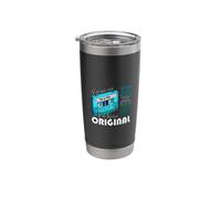 60th Birthday Gift Man Woman 1966 Vintage Cassette 60 Deco Stainless Steel Insulated Tumbler