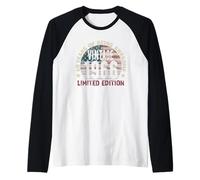 60th Birthday Gift Men Vintage Born 1966 Turning 60 Year Old Raglan Baseball Tee