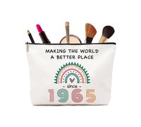 60th Birthday Gifts for Women - 1965 Funny 60th Birthday Gifts Makeup Bags, Idea 60 Years Old Girl for Mum, Wife, Sister, Grandma and Best Friends