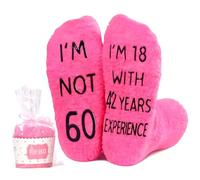 60th Birthday Gifts for Women,Birthday Gift Ideas Funny Socks Womens Ladies Friends Daughter Mum Sister Her Personalised Quirky Presents 60 Years Old Female Happy Meaningful Unique Surprise Present