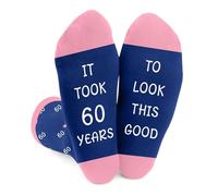 60th Birthday Gifts for Women,Birthday Gifts for Mum Grandma Sister Daughter Female Ladies Girlfriend Best Friends Sister in Law Nanny Nana Wife Presents Socks from Mum Dad Daughter Boyfriend Friends