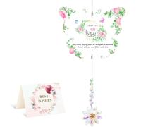 60th Birthday Gifts for Women, Butterfly Crystal Suncatcher