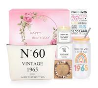 60th Birthday Gifts for Women, Funny 60 Year Old Birthday Gift Ideas for Women Wife Mom Grandma Sister Best Friends, 60 Fabulous Bday Gift