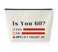 60th Birthday Gifts for Women Makeup Bag 60th Birthday Gifts Ideas for Grandma 60 Year Old Birthday Gifts for Grandmother Wife Mom Aunt Born in 1964 Gifts Happy 60th Birthday Gifts Travel Pouch