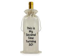 60th Birthday Gifts for Women Men Drawstring Wine Bottle Bag 60 Years Old Birthday Gift for Mum Dad Grandma Grandad Sister Brother Friend Sixty Birthdays Decorations Turning 60 Gifts Wine Lover Gift