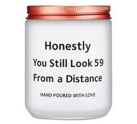 60th Birthday Gifts for Women Mum Wife Sister Best Friend,Funny 60 Year Old Bday Gift for Friend,Auntie,Coworker,Scented Happy Birthday Candle 60th