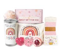 60th Birthday Gifts for Women - Personalised Birthday Hampers for Women Turning 60 - Thoughtful Self-Care Gift Basket for Friend Bestie Sister Wife Mum Auntie